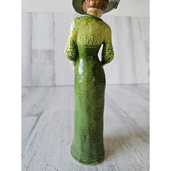 Goebel AS IS green lady Victorian 1628321 Germany figurine - Picture 4 of 9